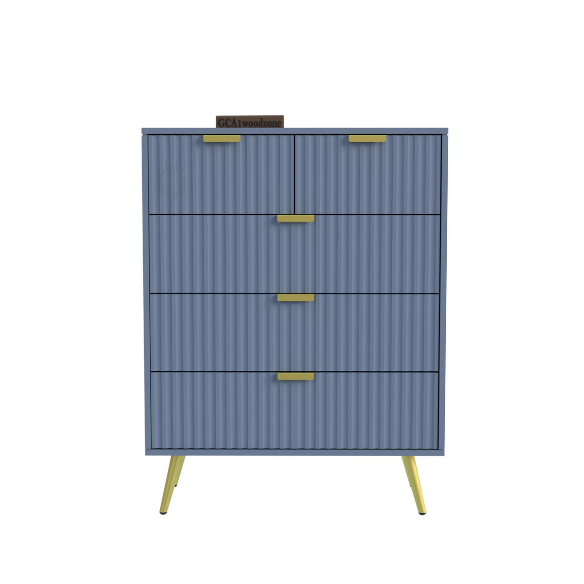 5 Drawers Dresser Console Cabinet for Bedroom, Living Room, Drawing Room Furnitell