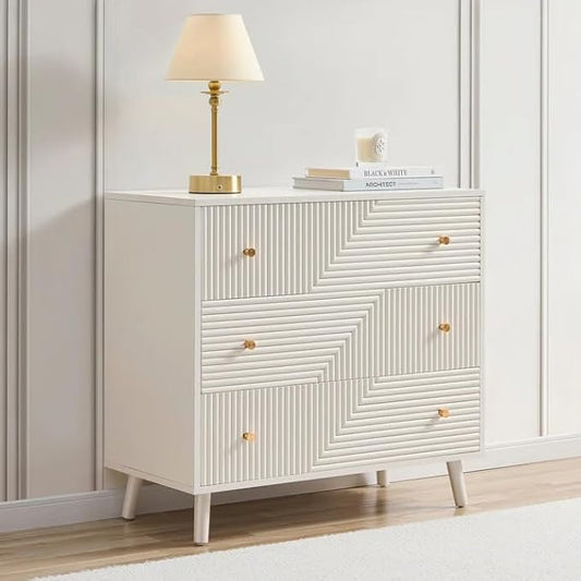 Furnitell HDHMR  Chest of 3 Drawers