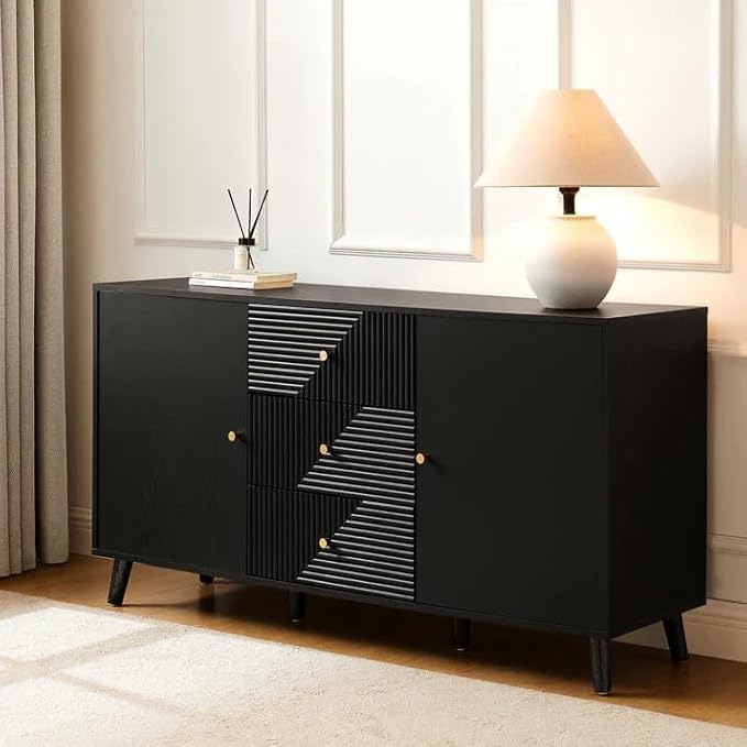 Furnitell Solid Wood Sideboard Furnitell