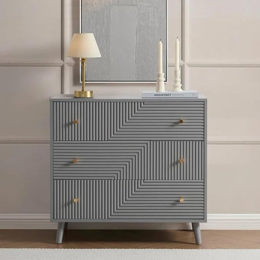 Furnitell HDHMR Chest of 3 Drawers