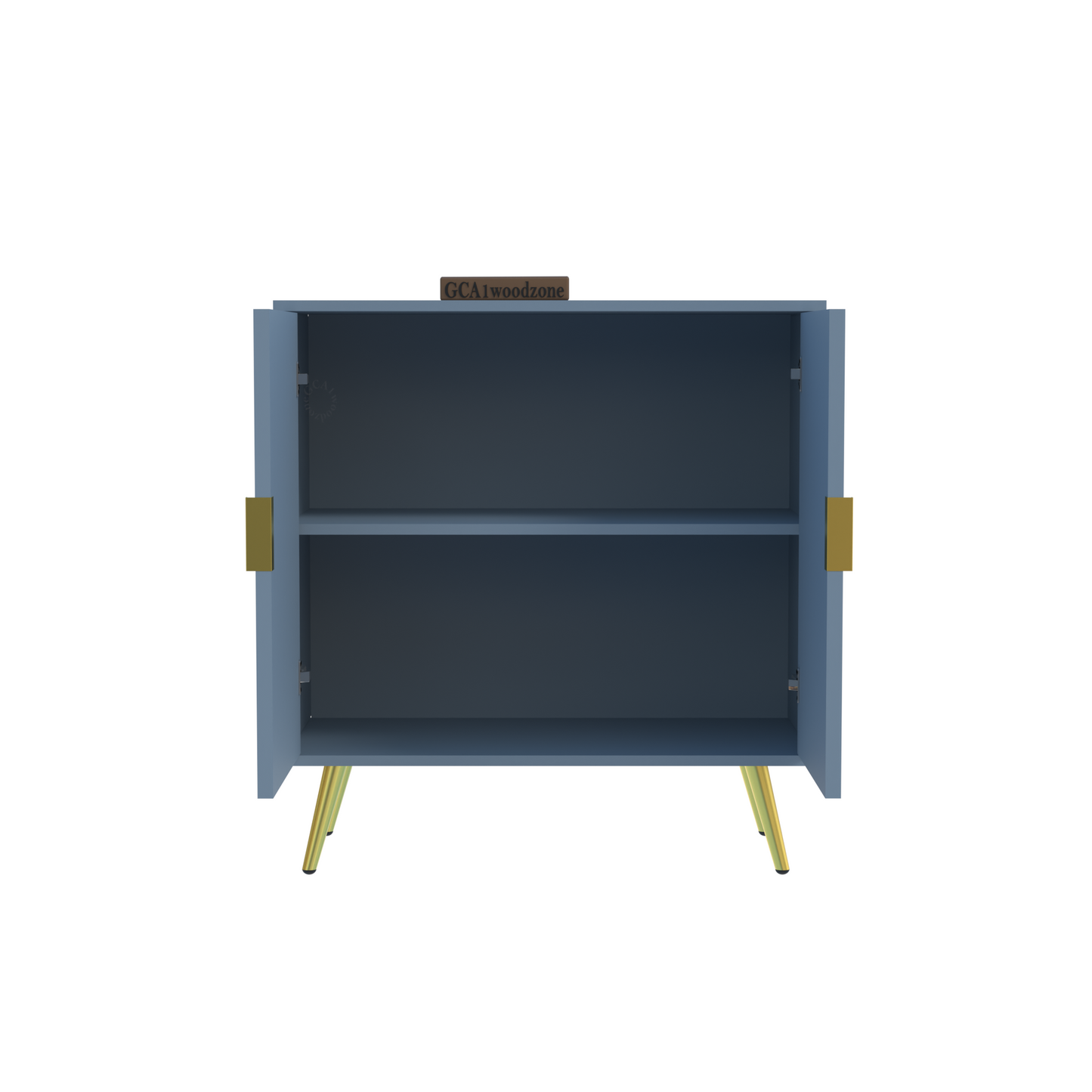 FURNITELL 2 DOOR SIDEBOARD -GRAY Furnitell