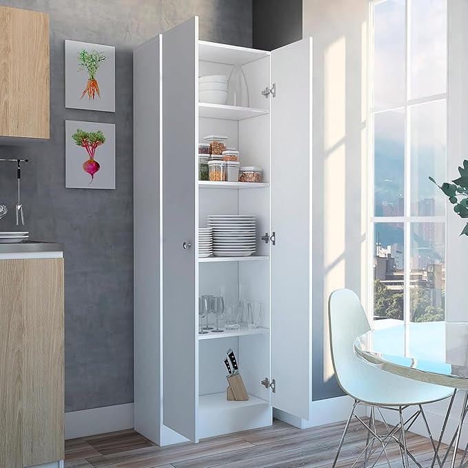 Furnitell Wooden 2-Door Sideboard