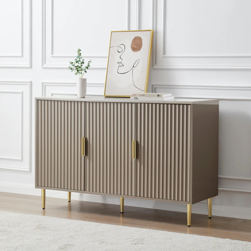 FURNITELL Large Sideboard - Taupe Furnitell
