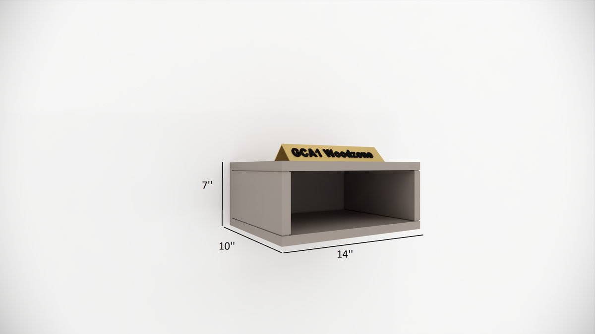 FURNITELL WELLMOUNT BED SIDE-BEIGE Furnitell