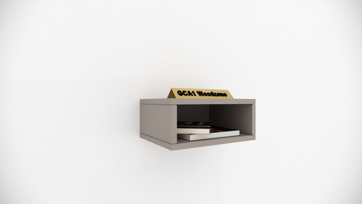 FURNITELL WELLMOUNT BED SIDE-BEIGE Furnitell