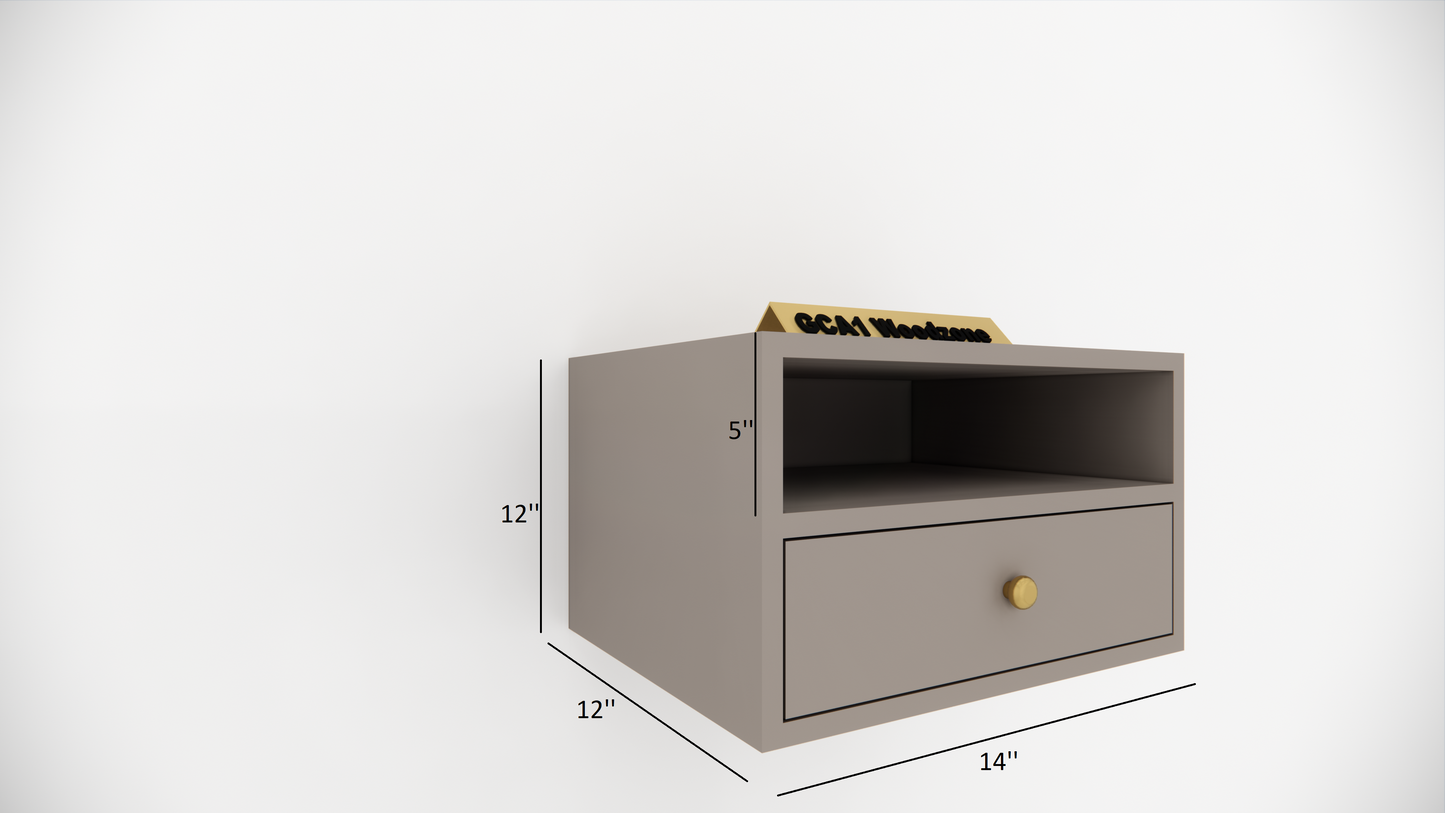 FURNITELL Bed Side Table
