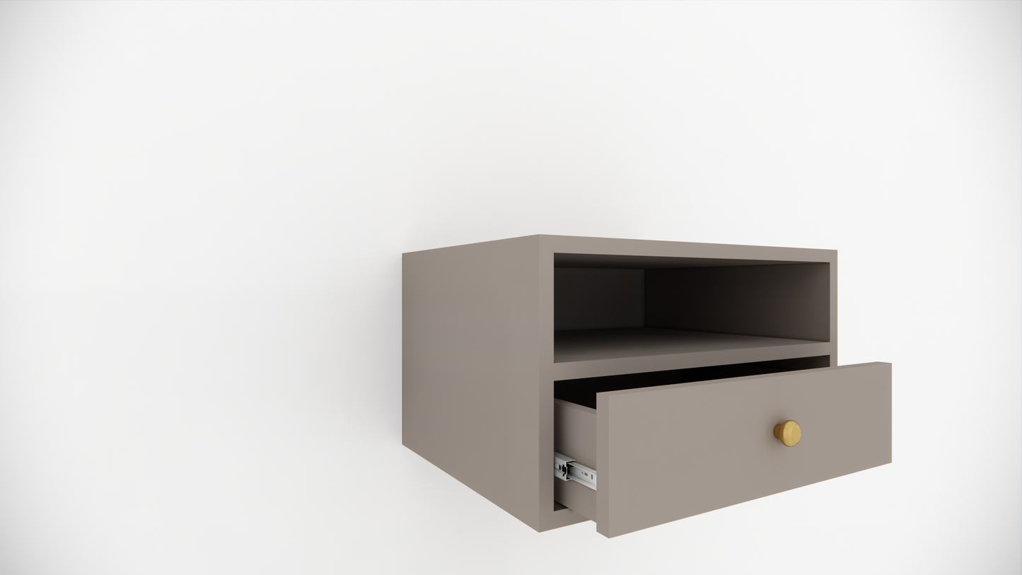 FURNITELL Bed Side Table