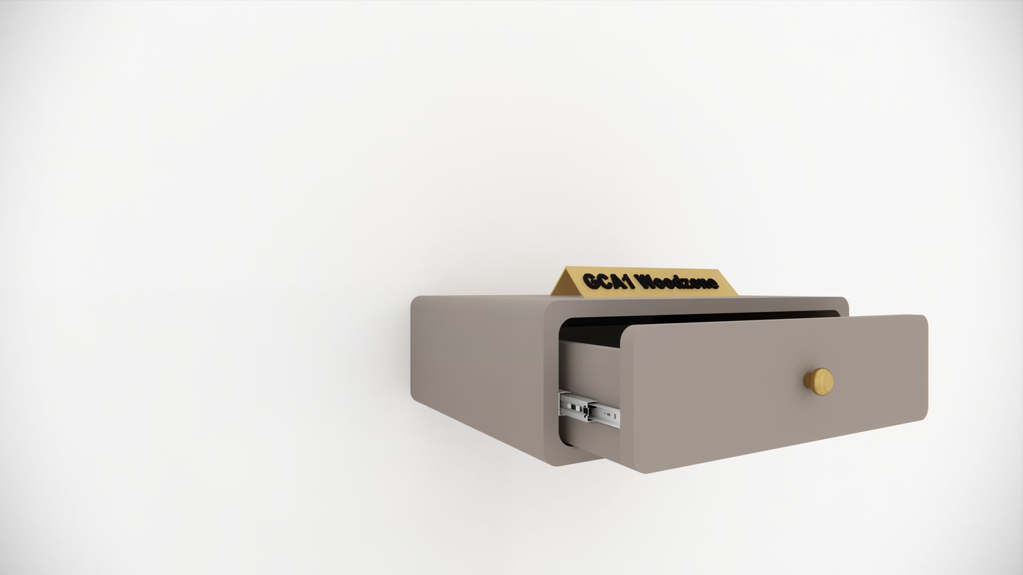 FURNITELL Bed Side Table