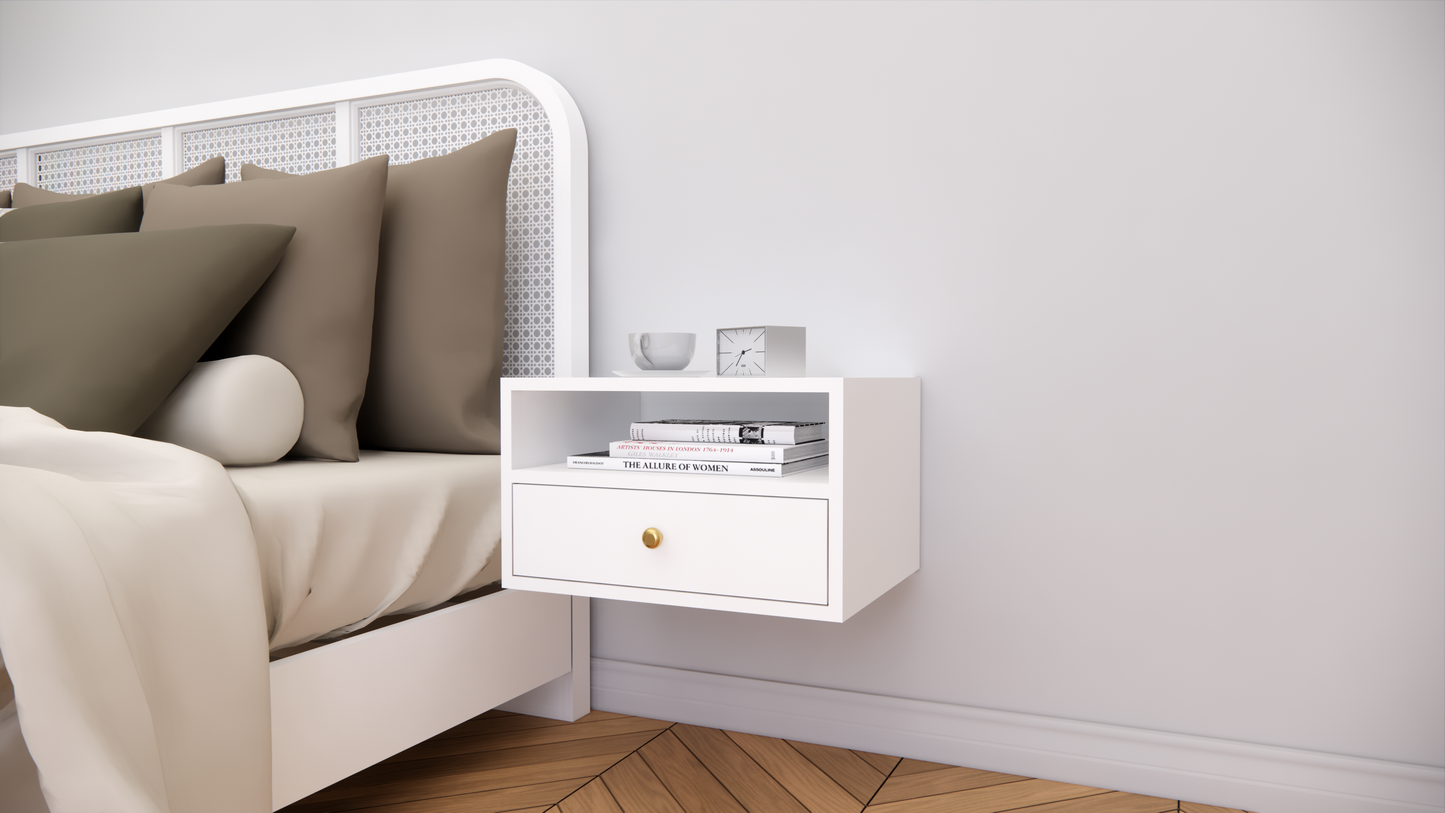 FURNITELL Bed Side Table