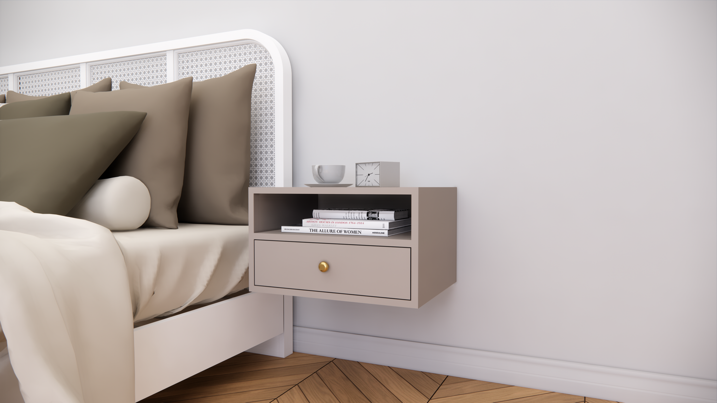 FURNITELL Bed Side Table