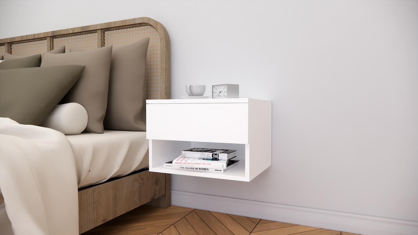 FURNITELL Bed Side Table