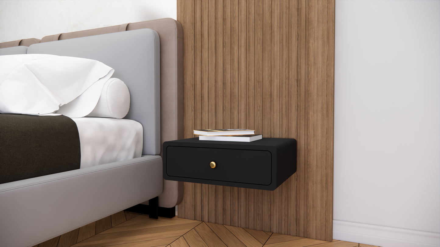 FURNITELL Bed Side Table