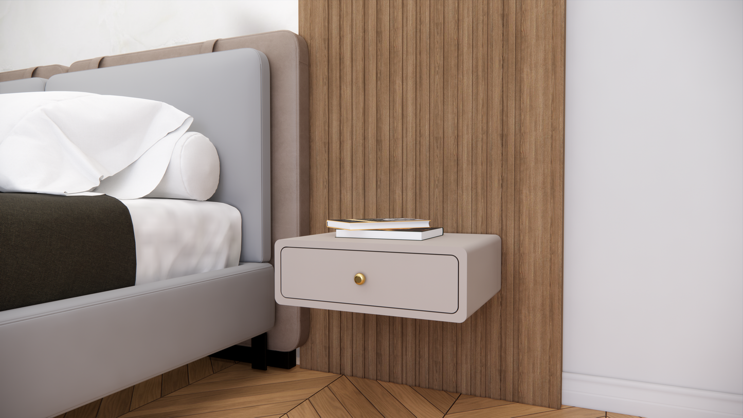 FURNITELL Bed Side Table