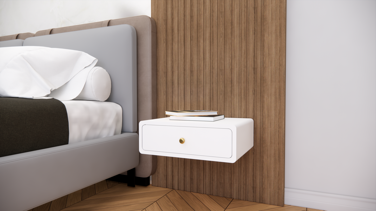 FURNITELL Bed Side Table