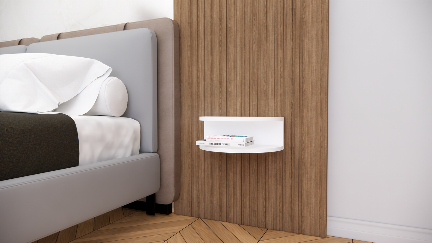 FURNITELL Bed Side Table