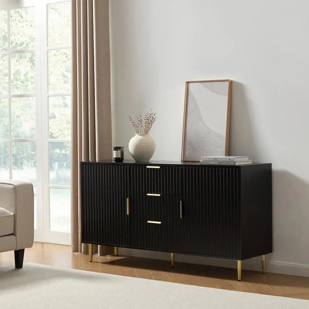 Furnitell HDMR Sideboard with Drawers - White furnitell