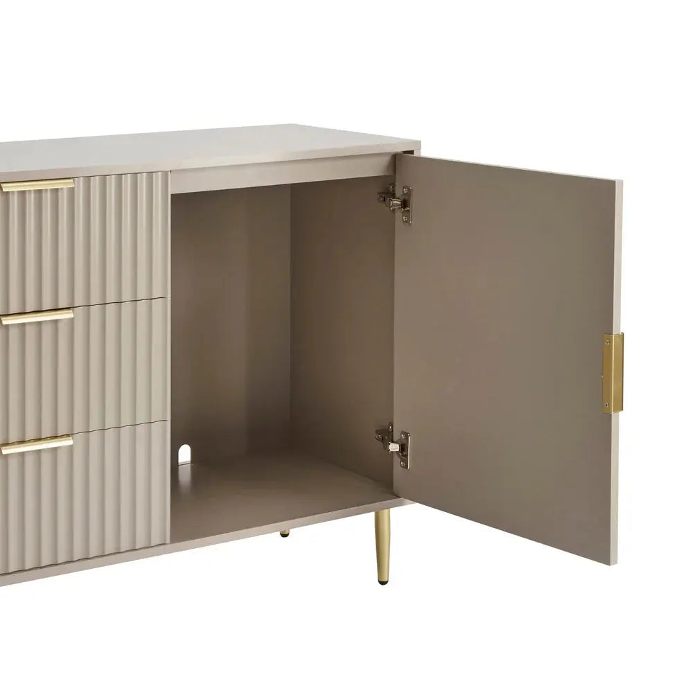 Furnitell Sideboard with Drawers - Taupe furnitell