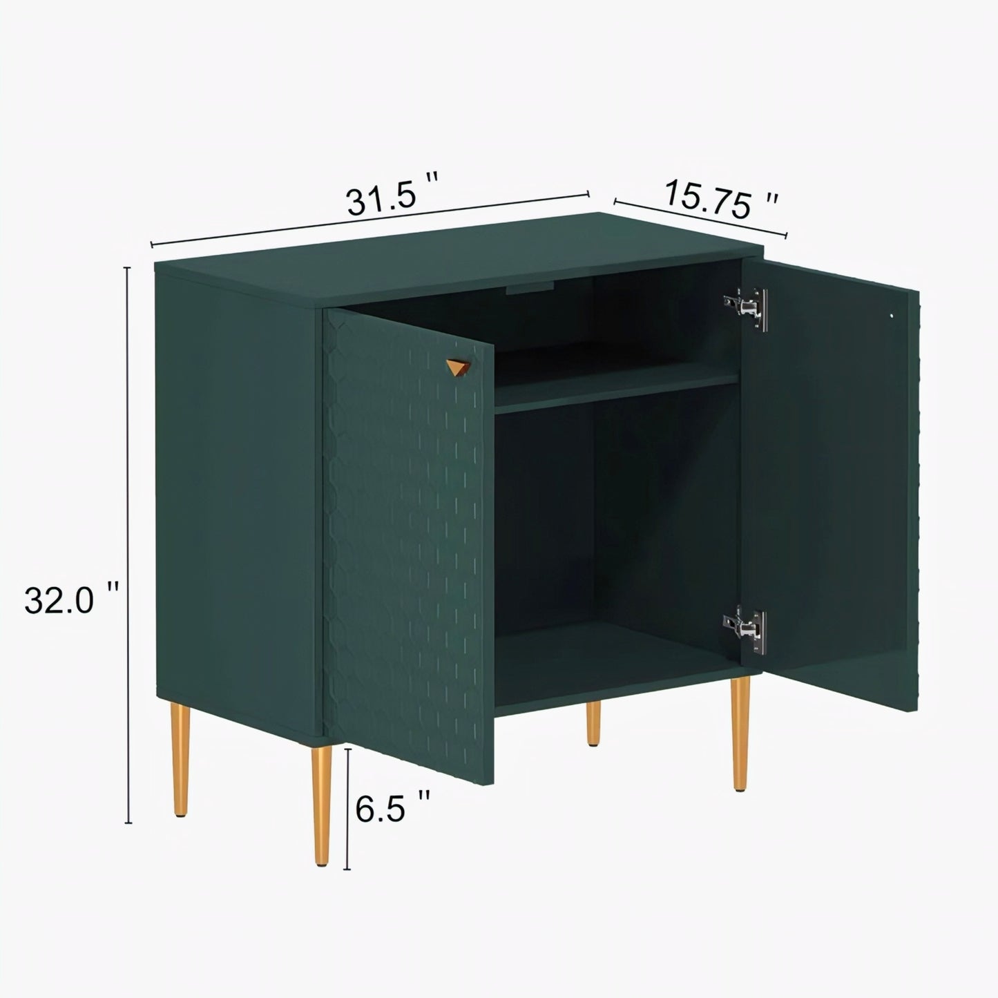 Furnitell 2 - Door Accent Cabinet with High Gloss