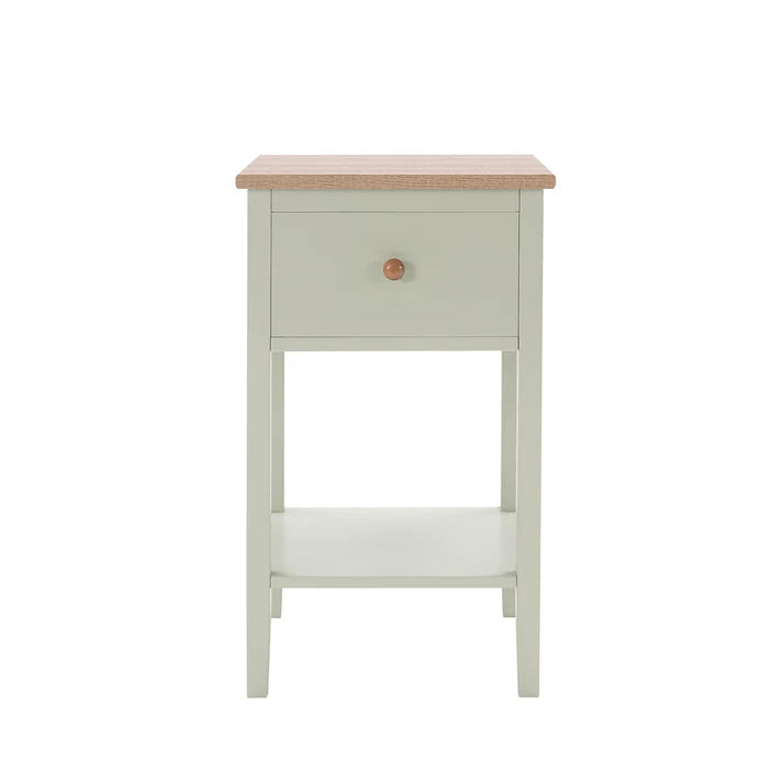 1 Drawer Nightstand - Sage Green