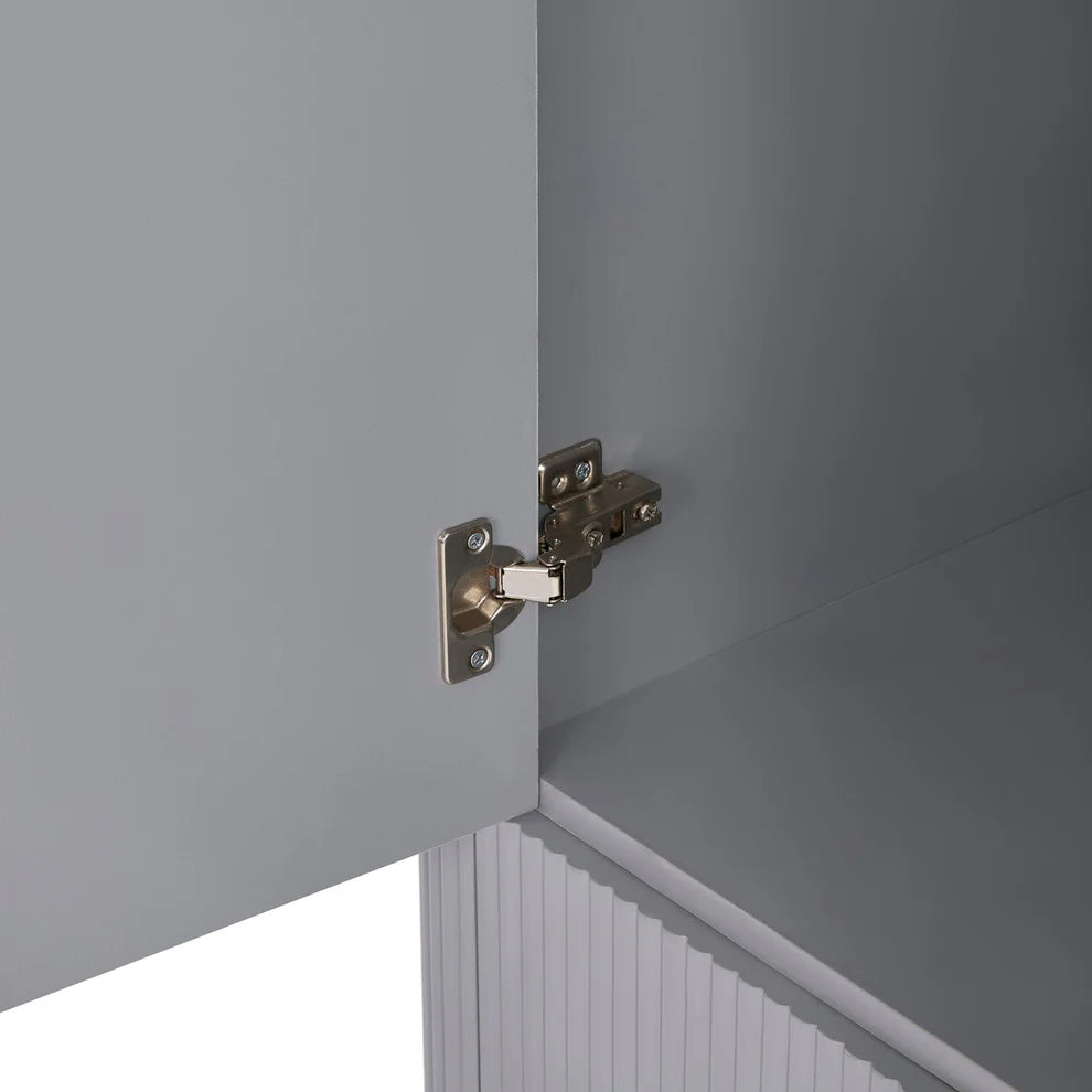 FURNITELL 2 Door Wardrobe - Light Grey
