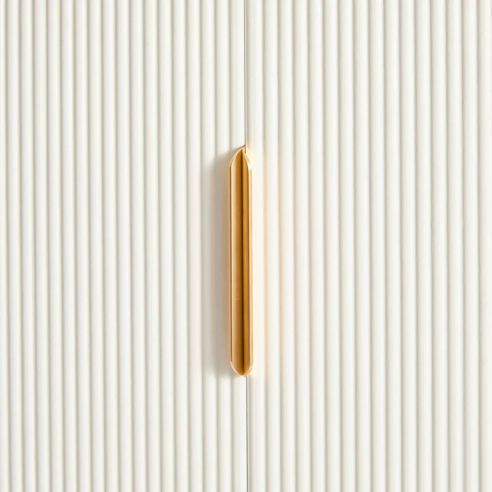 FURNITELL 2 Door Wardrobe - Warm White Furnitell