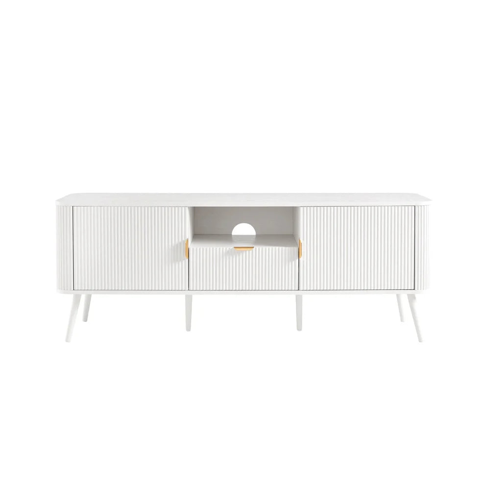 FURNITELL 60'' TV Unit - Warm White Furnitell