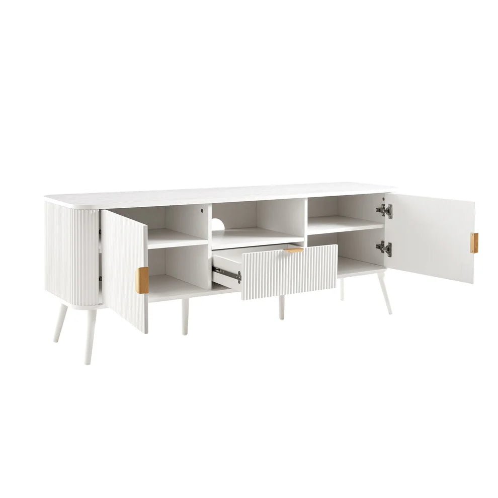 FURNITELL 60'' TV Unit - Warm White Furnitell