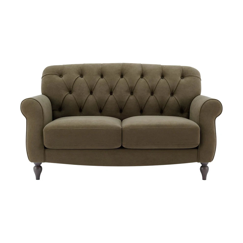 FURNITELL 2 Seater Sofa - Olive