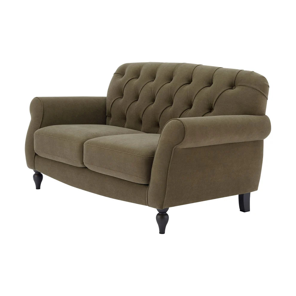 FURNITELL 2 Seater Sofa - Olive