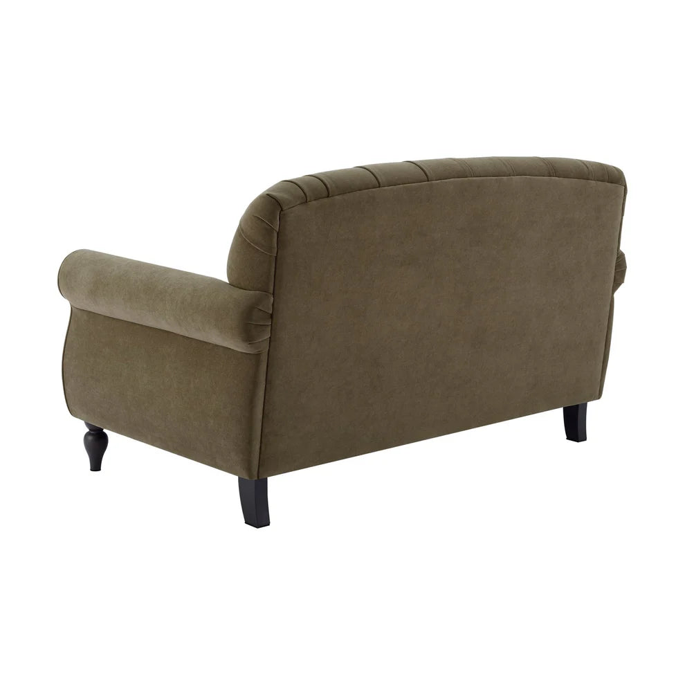 FURNITELL 2 Seater Sofa - Olive