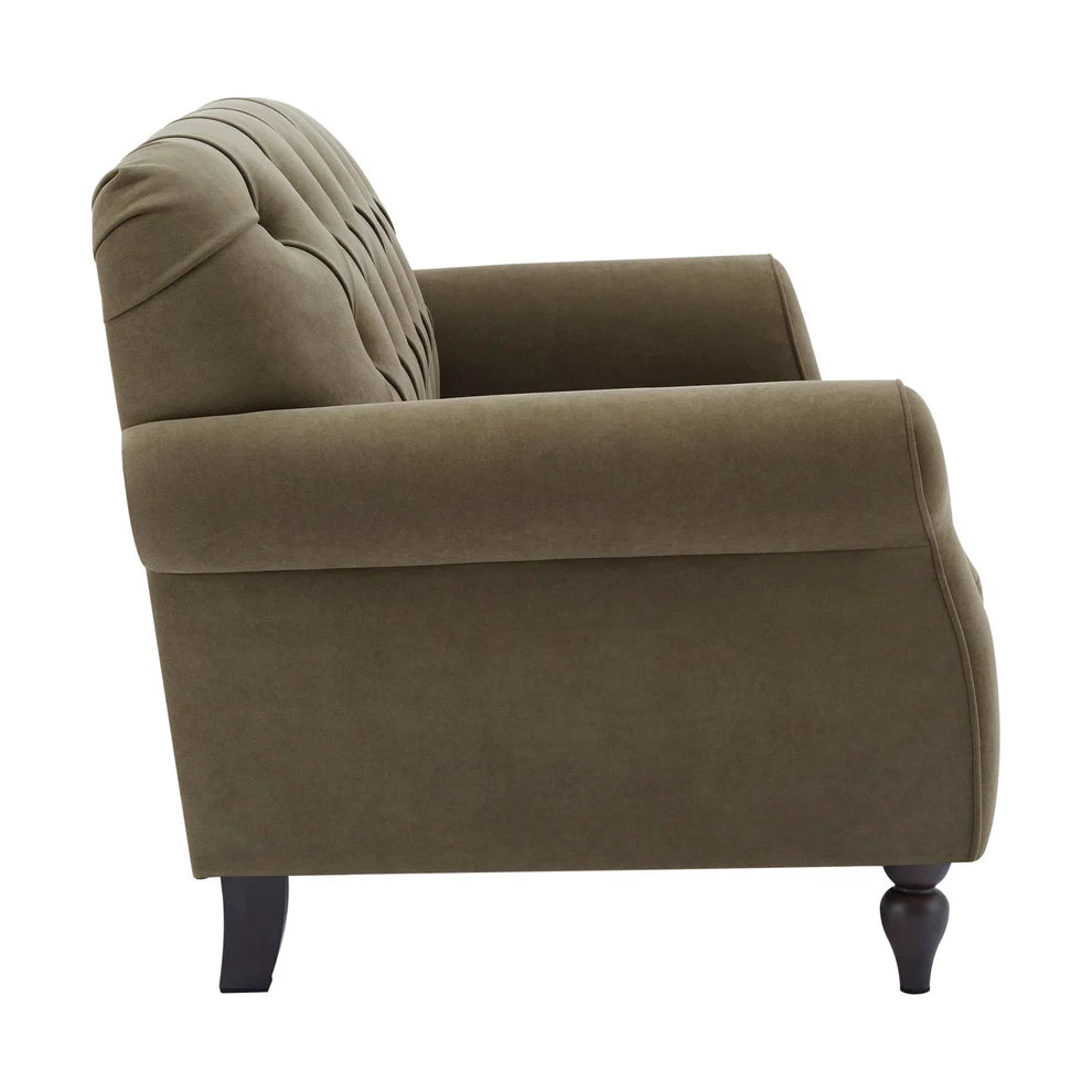 FURNITELL 2 Seater Sofa - Olive