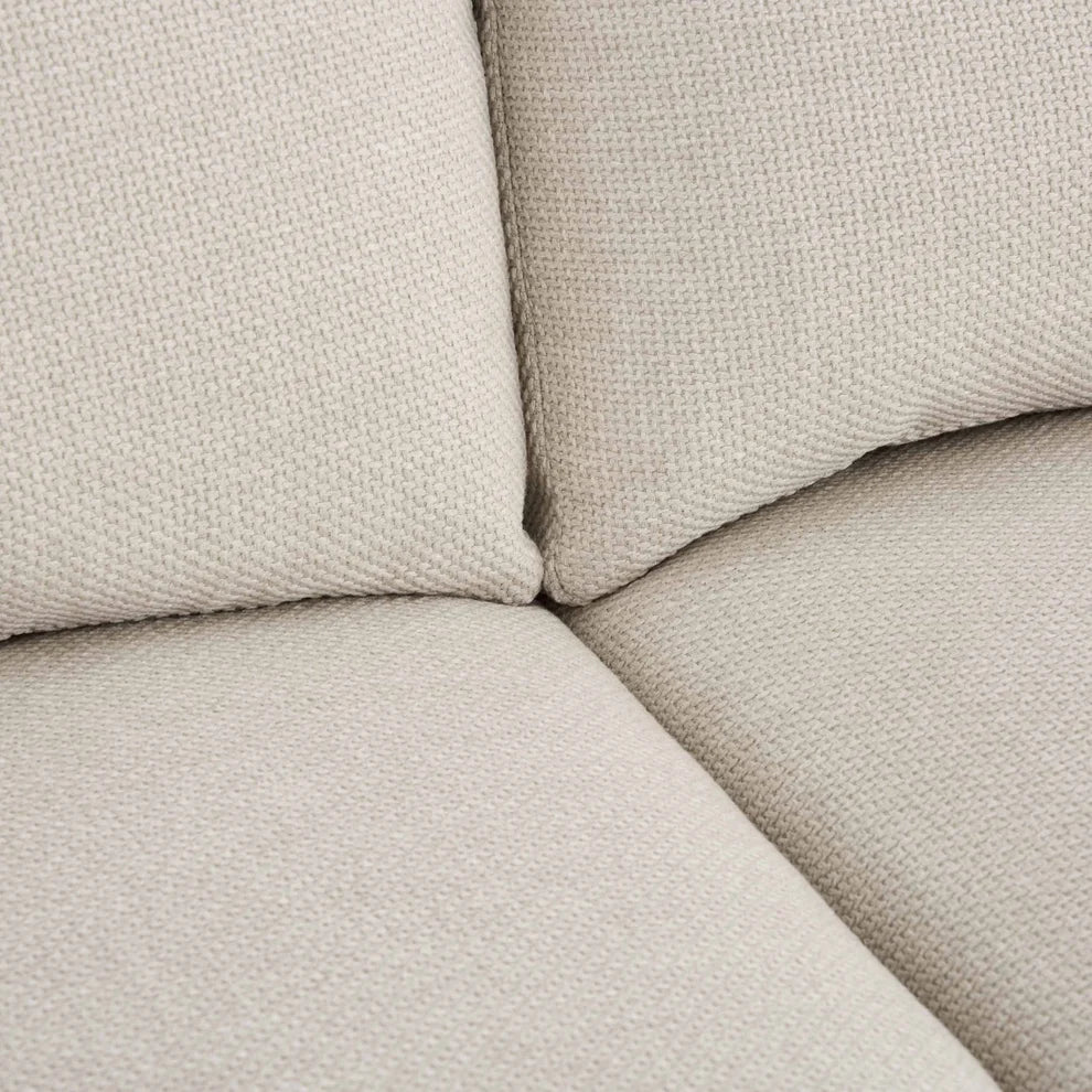 Beige 3 Seater Sofa | Modern Fabric Sofa Furnitell