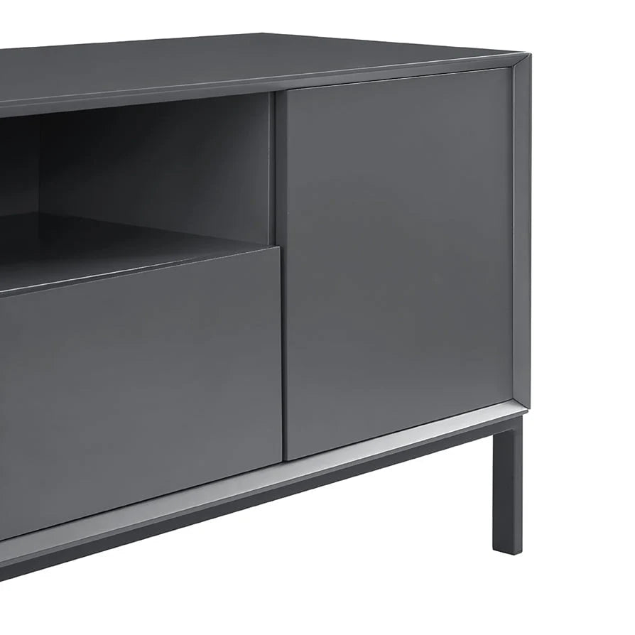 FURNITELL 140cm TV Unit - Charcoal Furnitell