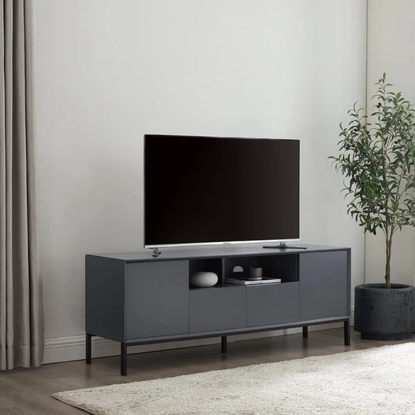 Furnitell 140cm TV Unit - Charcoal Furnitell