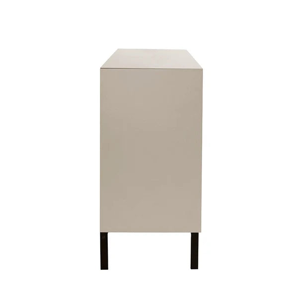 Furnitell 6 Drawer Chest - Taupe Furnitell
