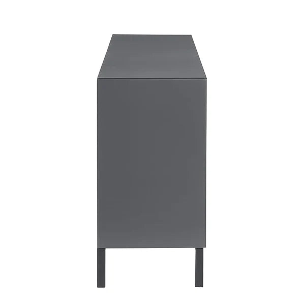 Furnitell Large Sideboard with Drawers - Charcoal Furnitell