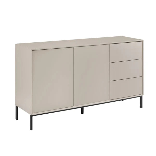Furnitell Large Sideboard with Drawers - Taupe Furnitell