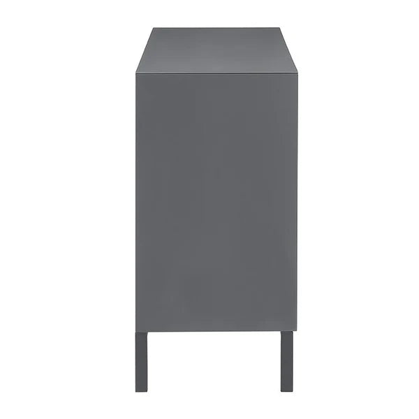 Furnitell Small Sideboard with Drawers - Charcoal Furnitell