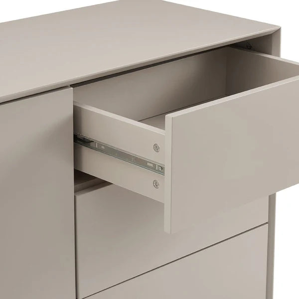 Furnitell Small Sideboard with Drawers - Taupe Furnitell
