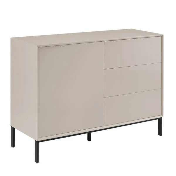 Furnitell Small Sideboard with Drawers - Taupe Furnitell
