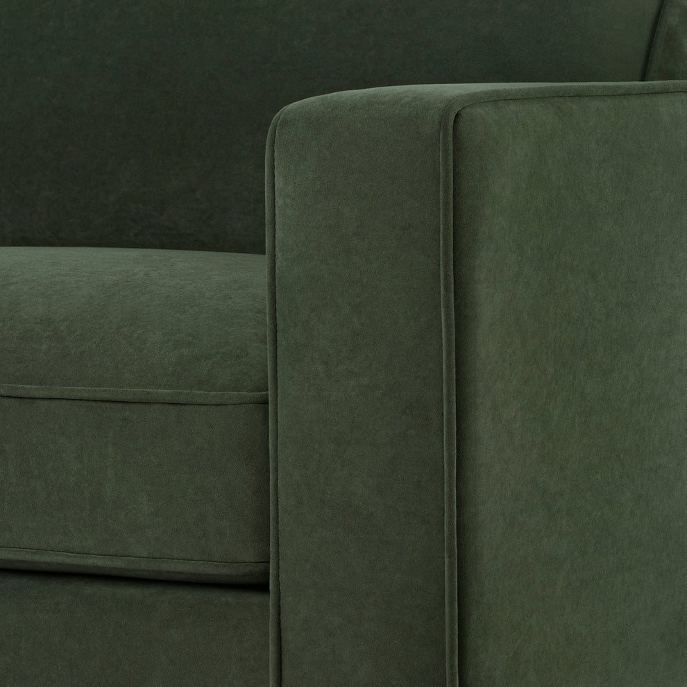 Dark Olive Green 3 Seater Sofa | Onija furnitell