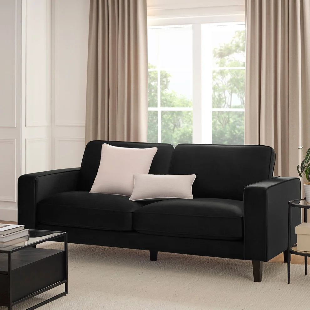 Black 3 Seater Sofa | Furnitell Furnitell