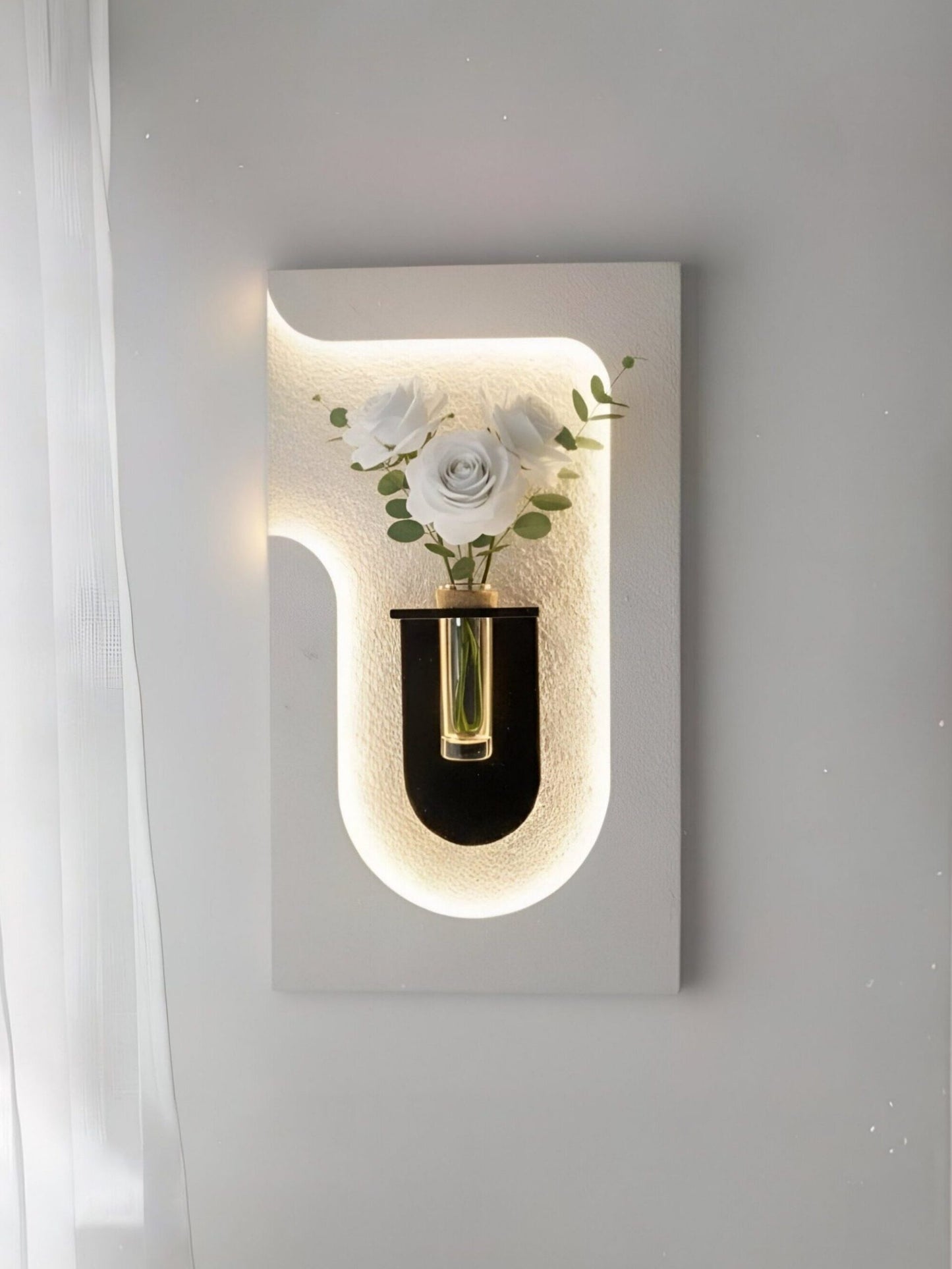 Modern LED Wall Mounted U‑Shape Wall Lamp – Minimal Decorative Light Furnitell