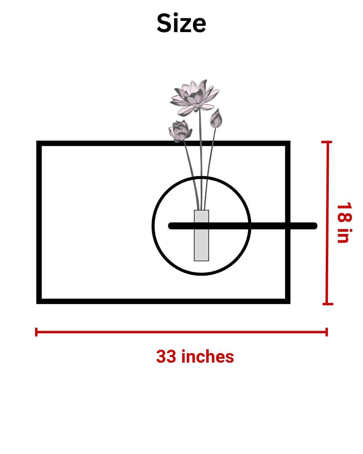 Modern LED Wall Mounted Flower Vase Light – Minimal Round Wall Lamp furnitell