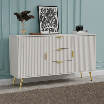 FURNITELL SIDEBOARD 3 DRAWER 2 DOOR - 5 Years Warranty Furnitell