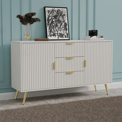 FURNITELL SIDEBOARD 3 DRAWER 2 DOOR - 5 Years Warranty Furnitell