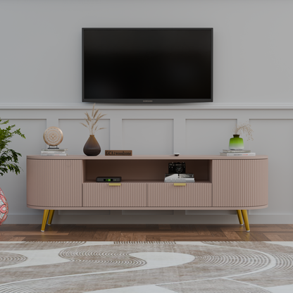 Modern TV Unit with Storage for Living Room - 5 Year Warranty