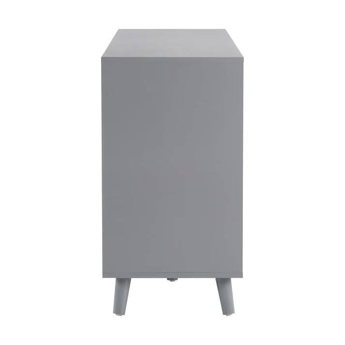 Light Grey Geometric Fluted Sideboard | Modern Storage Furnitell