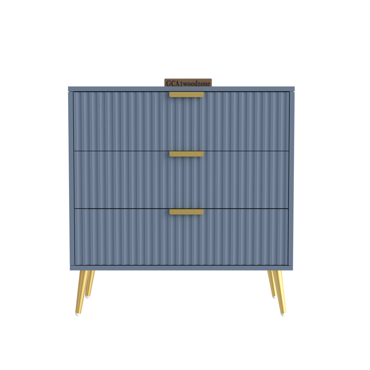 Furnitell  3 Drawer Chestor -gray dark | 5 Years Warranty