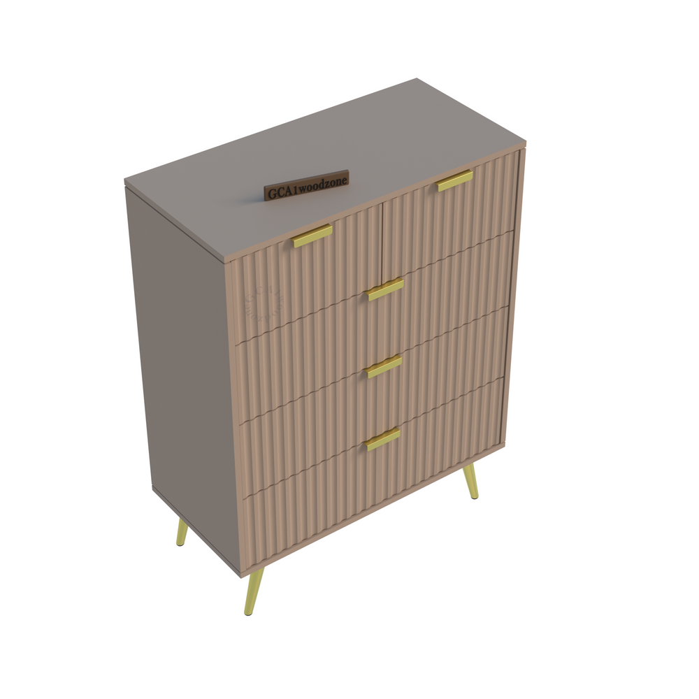 5 Drawers Dresser Console Cabinet for Bedroom, Living Room, Drawing Room